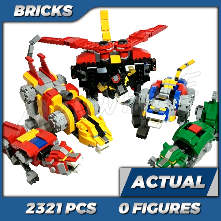 Model Kit Voltron - 2321 elementów Zestaw Klocków Voltron Super
