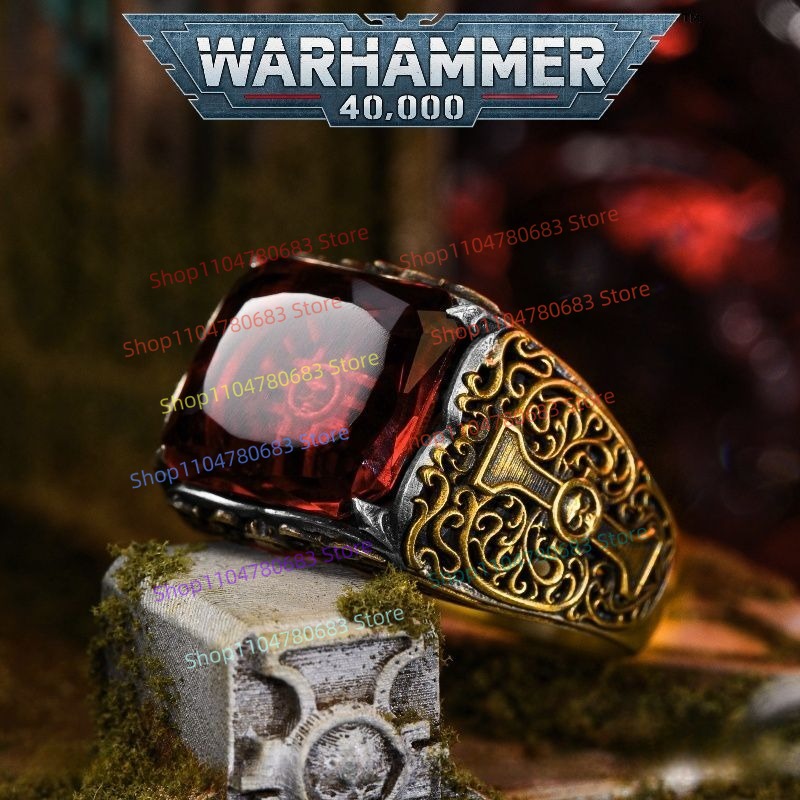 Model Kit Warhammer - Regulowany pierścień Inkwizytora 40K, sygnet z