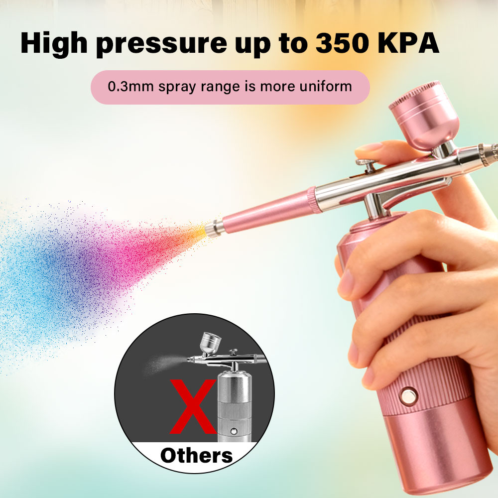 Airbrush Compressor Kit - Zestaw kompresora do aerografu z akumulatorem,