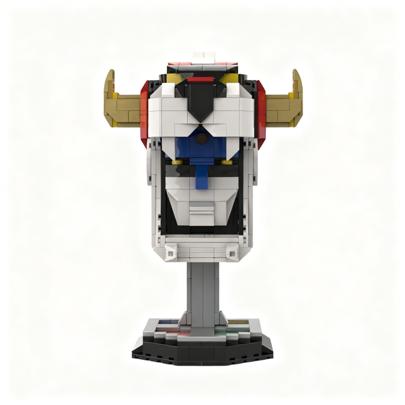 767 elementów MOC Voltron Hełm – Model Kit Voltron recenzja i cena