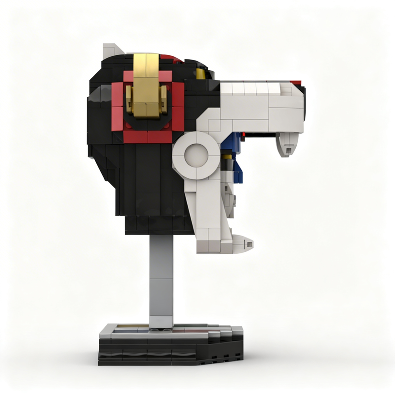767 elementów MOC Voltron Hełm – Model Kit Voltron recenzja i cena