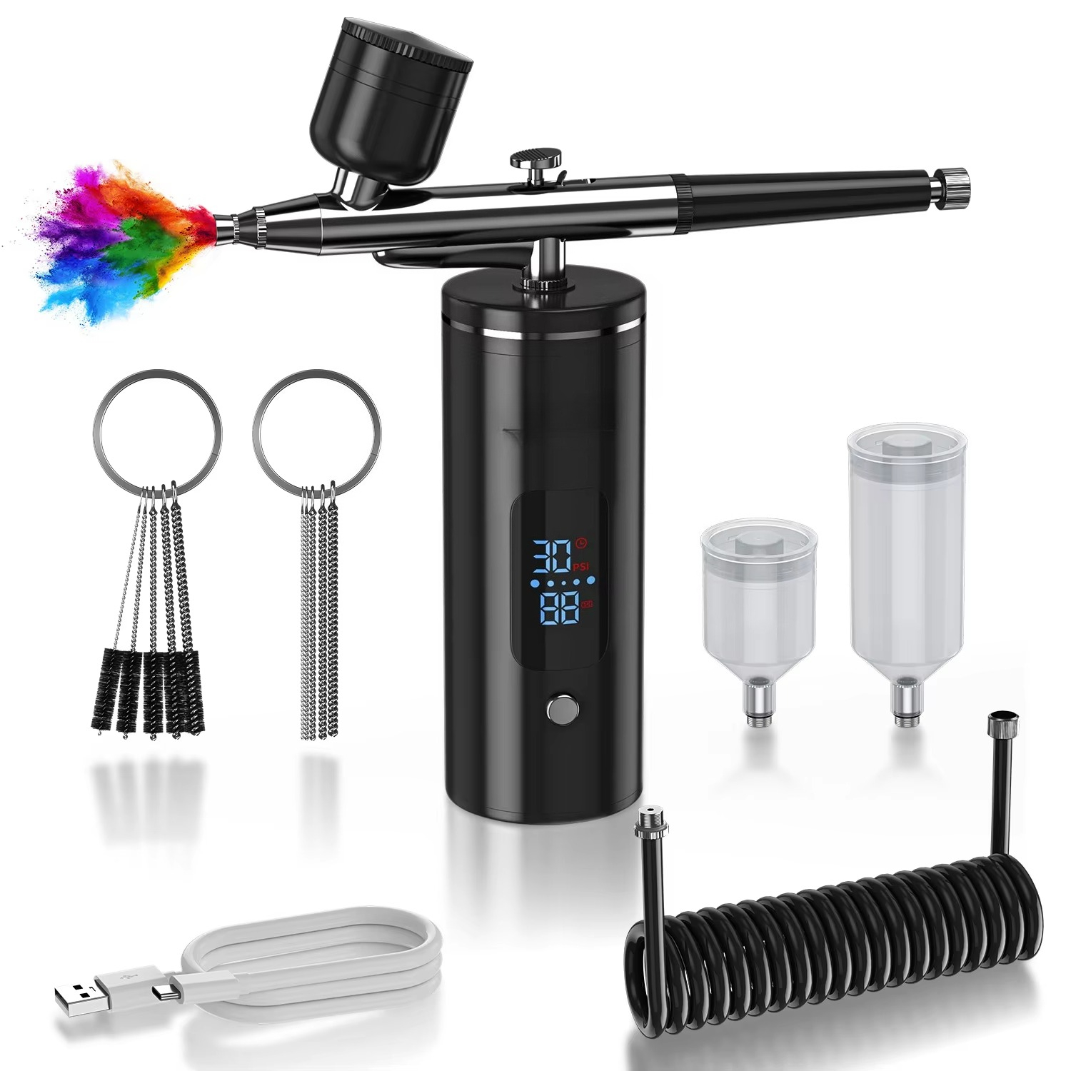 Akumulatorowy zestaw do aerogr – Airbrush Compressor Kit recenzja i cena