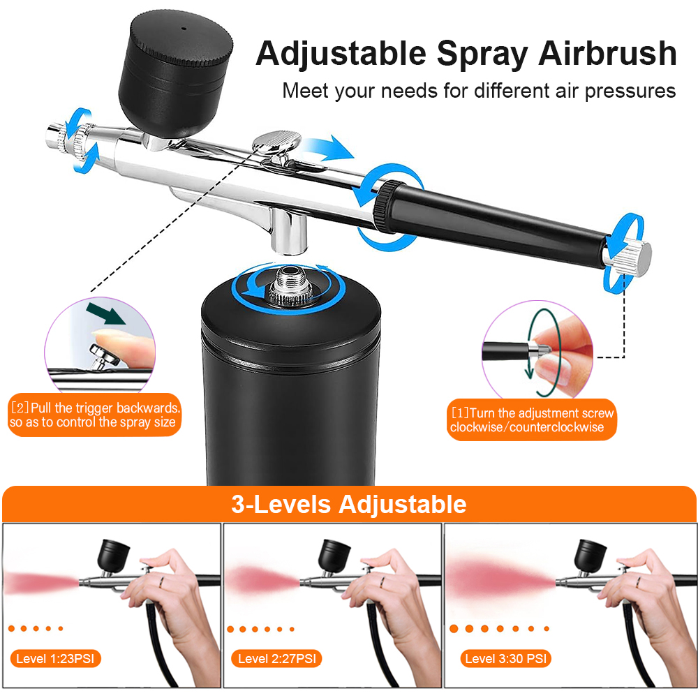 Airbrush z Kompresorem Przenoś – Airbrush Compressor Kit recenzja i cena