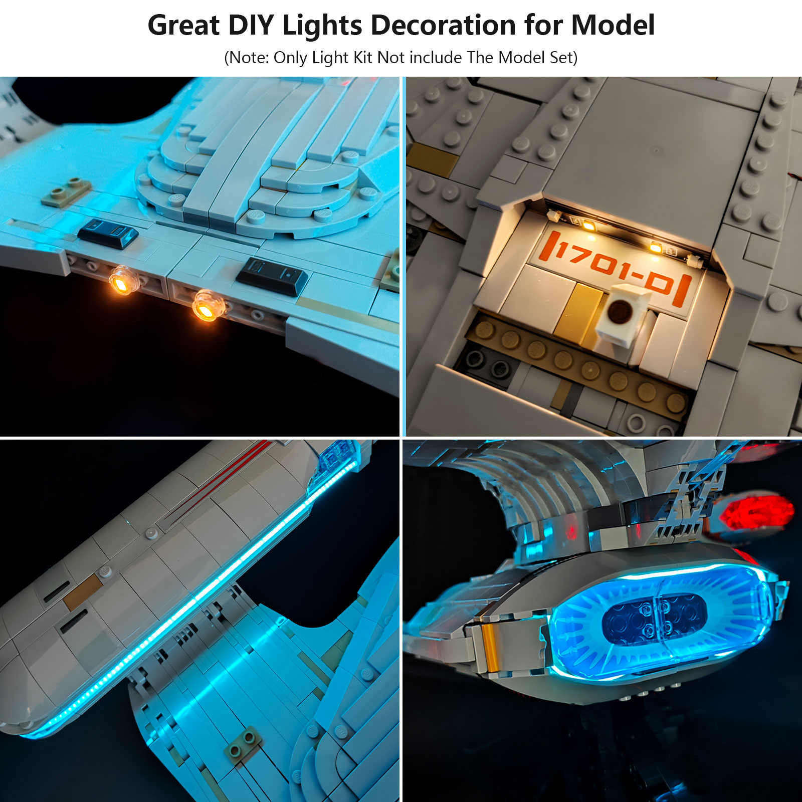 Zestaw oświetlenia LED LYBMTWF – Model Kit Ikaruga recenzja i cena