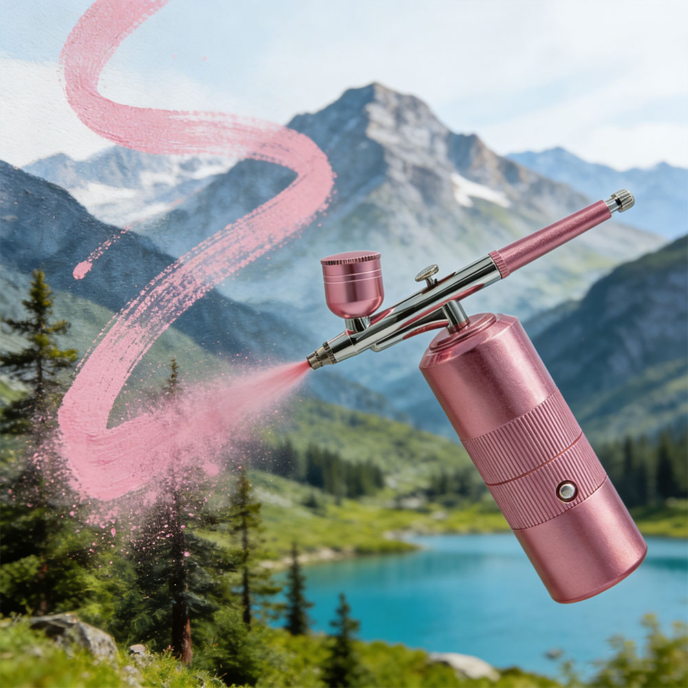 Zestaw kompresora do aerografu – Airbrush Compressor Kit recenzja i cena