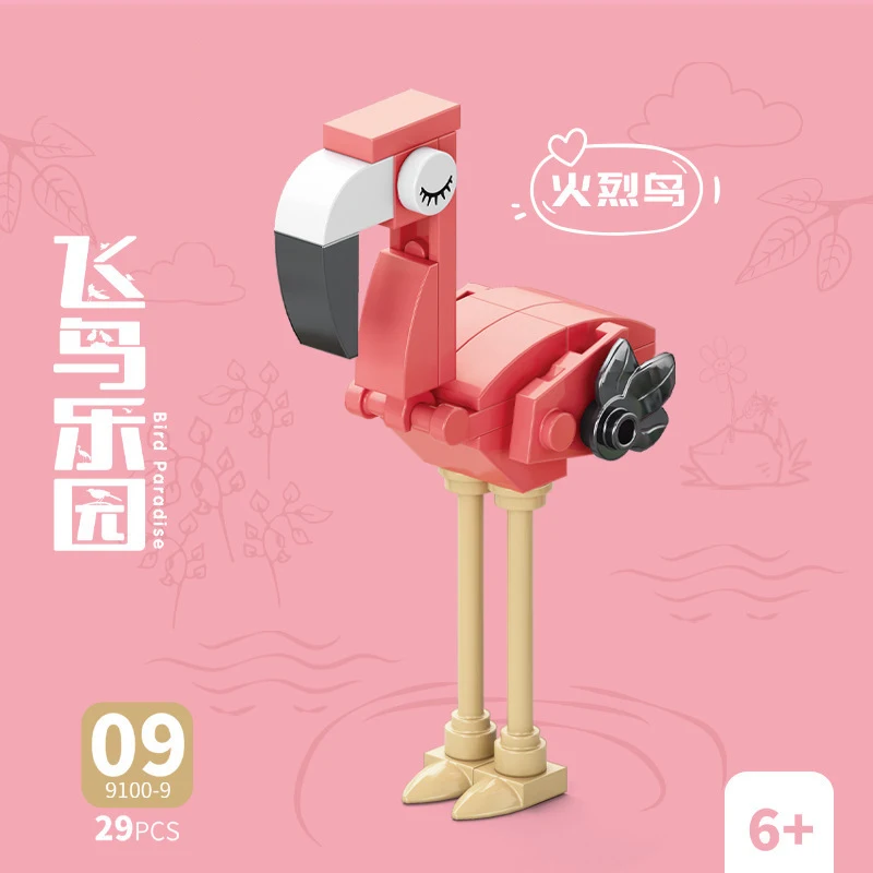 Klocki Zwierzęta Ptak Raj Kruk – Model Kit Girls recenzja i cena